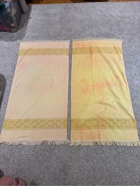 Vintage JCPenney Fringe Bath Towels | Set of 2